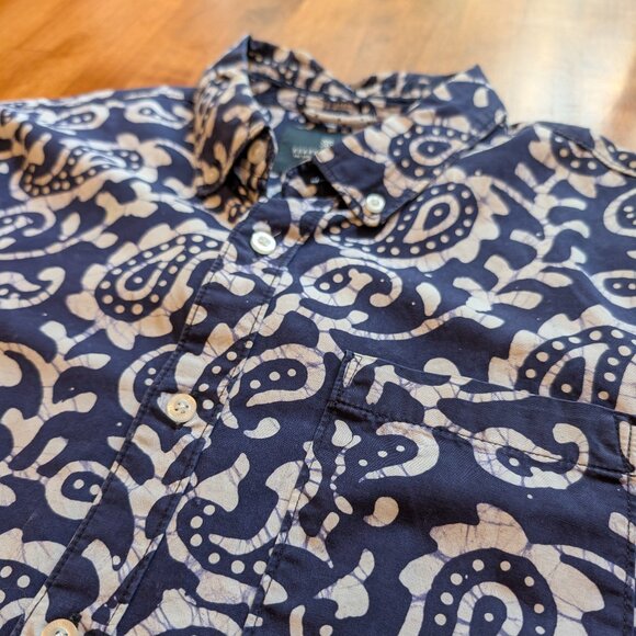 Roark Revival Sanjay Woven Shirt in Indigo - Picture 2 of 4